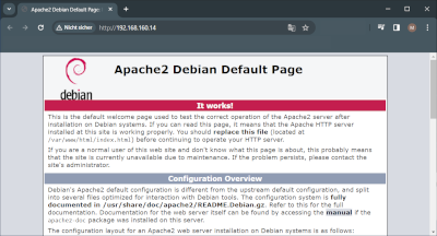 Apache2 Debian Default Page