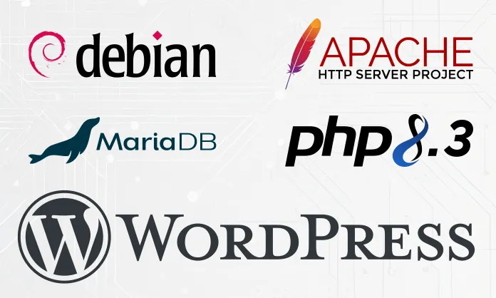 Wordpress auf Debian, Apache, php8 und MariaDB